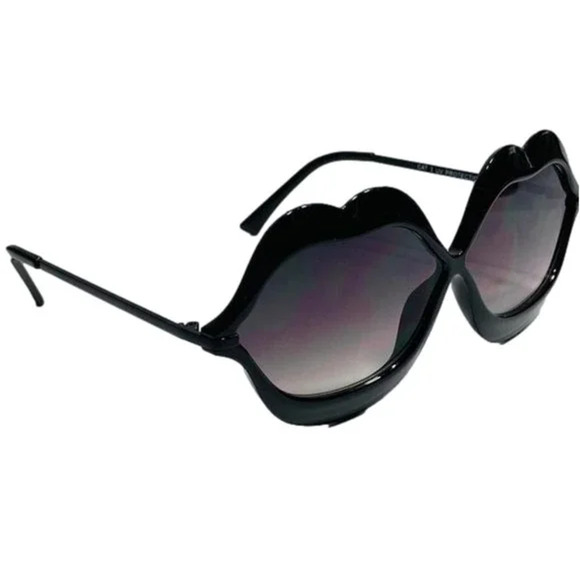 6023 | Black Lip Novelty Sunglasses - Picture 2 of 5